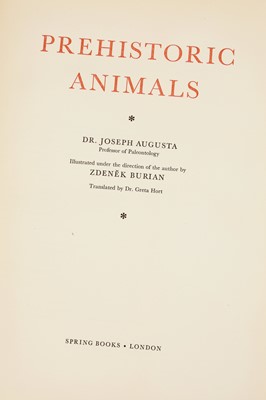 Lot 733 - Augusta, Joseph, Greta Hort, & Zdeněk Burian. Prehistoric Animals