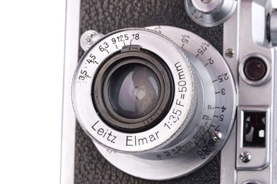 Lot 13 - A Leica IIIa 'Spécialités Tiranty' Paris Rangefinder Camera