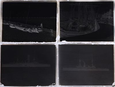 Lot 47 - Glass Plates Dover and Naval Review 1897