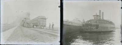 Lot 48 - U.S.A, New York, Shipping, Glass Plate Negatives