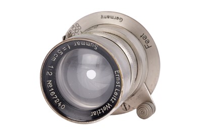Lot 35 - A Leitz Rigid Summar f/2 50mm Lens
