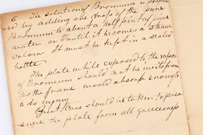 Lot 1 - History and Description of the Processes of the Daguerreotype and the Diorama, By Daguerre