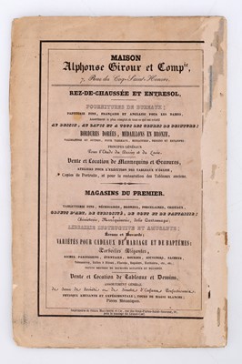 Lot 1 - History and Description of the Processes of the Daguerreotype and the Diorama, By Daguerre