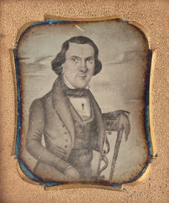Lot 3 - Daguerreotype and Tintypes. Humourous