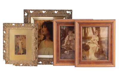 Lot 864 - Collection of 3 Crystoleum Pictures