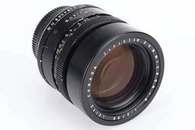 Lot 46 - A Leitz Canada Summicron-R f/2 90mm Lens