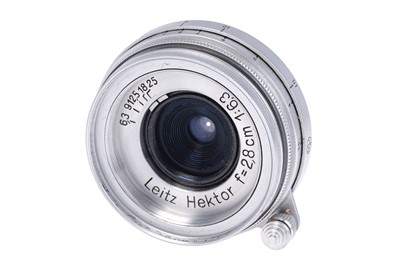 Lot 28 - A Unique Leitz Hektor f/6.3 28mm Lens