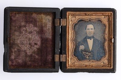 Lot 15 - Collection of Union Cased Daguerreotype & Ambrotype Photographs