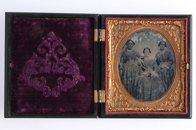 Lot 15 - Collection of Union Cased Daguerreotype & Ambrotype Photographs