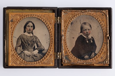 Lot 15 - Collection of Union Cased Daguerreotype & Ambrotype Photographs