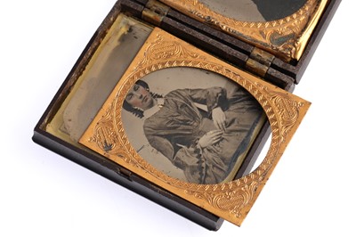 Lot 15 - Collection of Union Cased Daguerreotype & Ambrotype Photographs