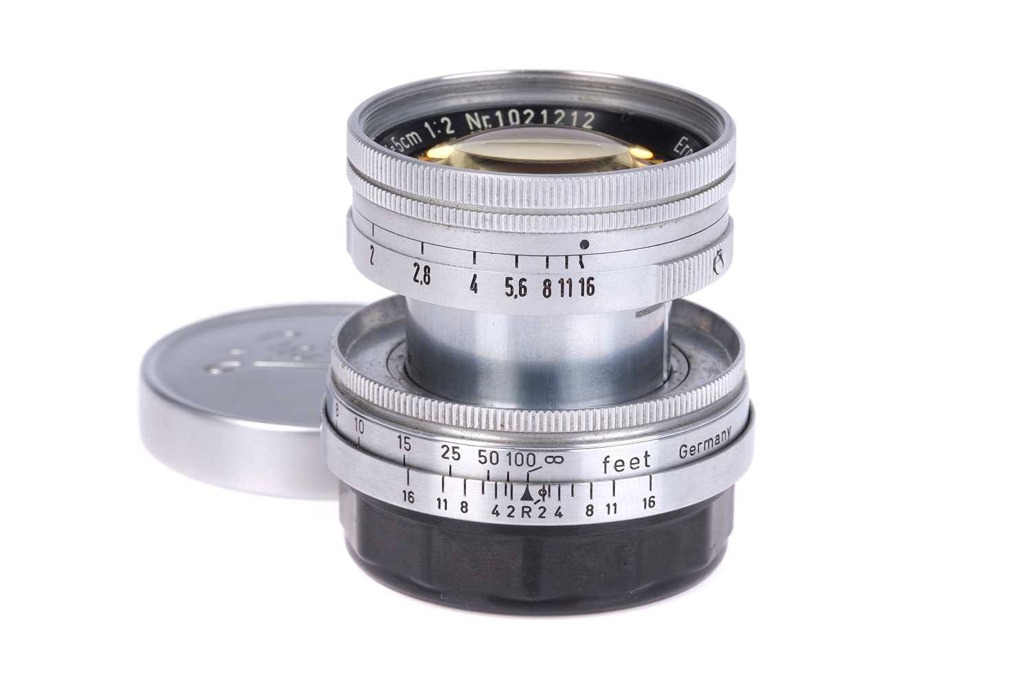 Lot 38 - A Leitz Summicron 'Thorium' f/2 50mm Lens