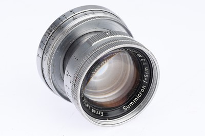 Lot 17 - A Leitz Wetzlar Summicron f/2 5cm Collapsible Lens