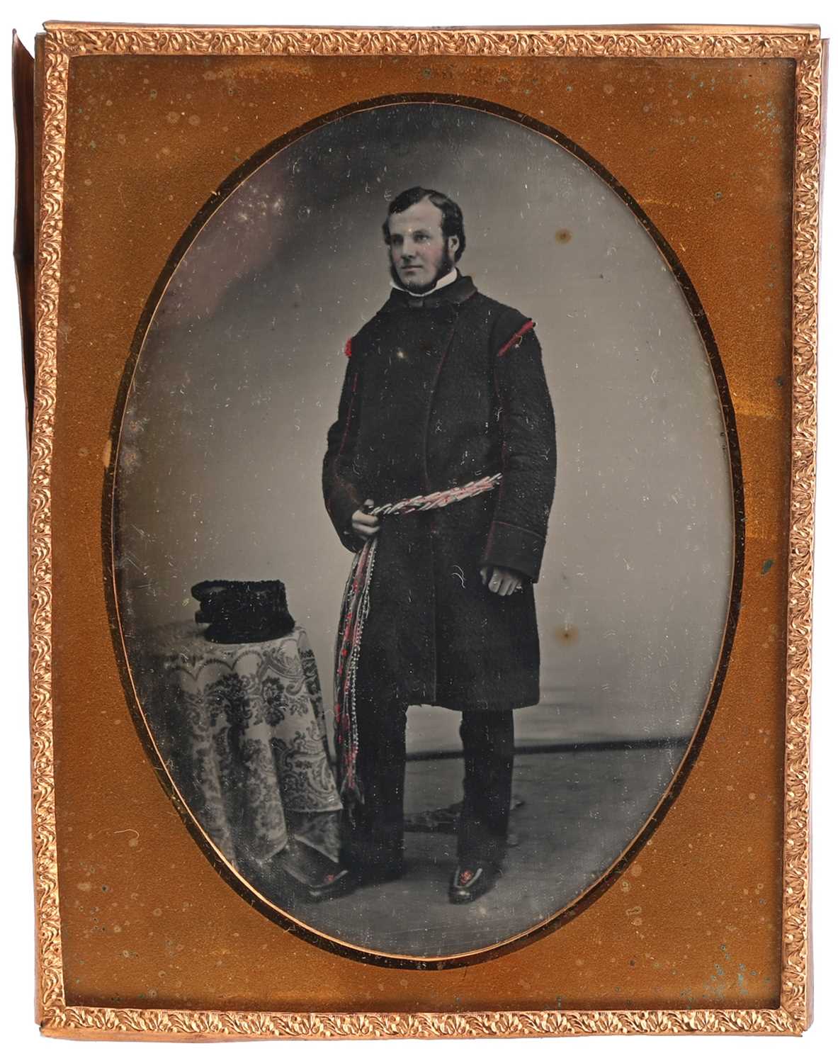 Lot 7 - Quarter-Plate Daguerreotype Full Length Portrait