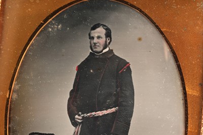 Lot 7 - Quarter-Plate Daguerreotype Full Length Portrait