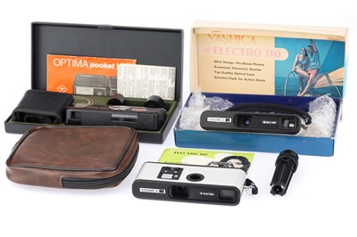 Lot 380 - A Group of 110 Format Cameras