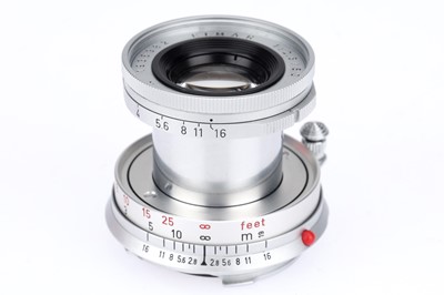 Lot 32 - A Leitz Leica Elmar 50mm f/2.8 Collapsible Lens
