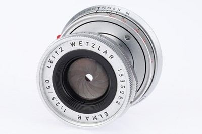 Lot 32 - A Leitz Leica Elmar 50mm f/2.8 Collapsible Lens