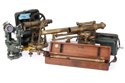 Lot 712 - ꩜ Collection of Surveyors Instruments