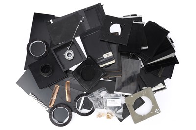 Lot 391 - A Tray of Large Format Dark Slide Accessories