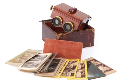 Lot 682 - A Smith Beck And Beck Handheld Stereo Viewer