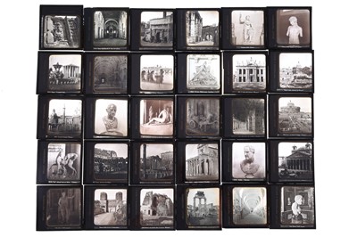 Lot 674 - Grillet Stereo Images Cut into Lantern Slides