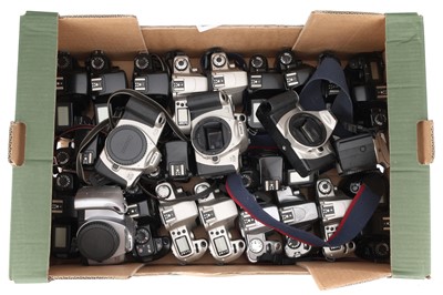 Lot 196 - A Large Quantity of Canon Electronic 35mm SLR Camera Bodies