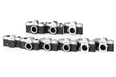 Lot 171 - 9 Yashica 35mm SLR Cameras