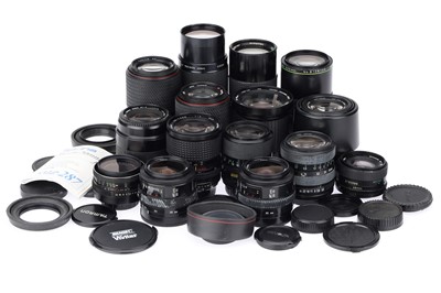 Lot 312 - A Group of Camera Lenses