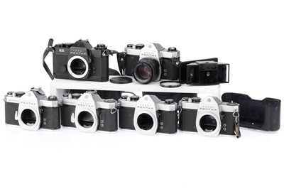 Lot 213 - A Quantity of Asahi Pentax 35mm SLR Cameras