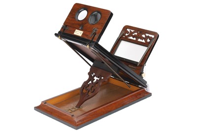 Lot 455 - A Victorian Graphoscope / Stereo Viewer