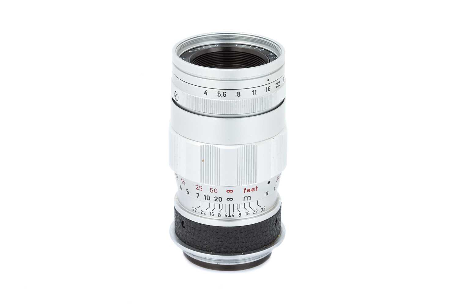 Lot 38 - A Leitz Elmar '3 Element' f/4 90mm Lens