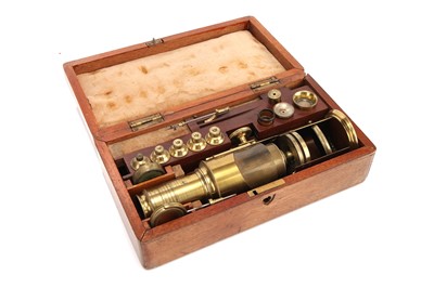 Lot 33 - A Martin Type Drum Microscope